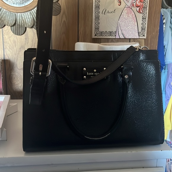 Kate spade black satchel handbag - Picture 6 of 6
